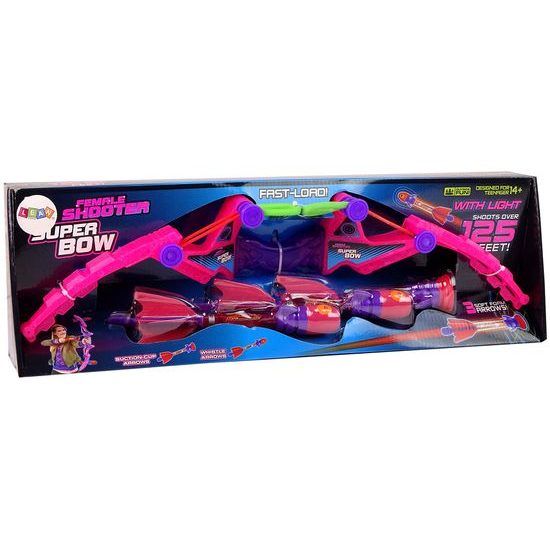 Storm Bow dětský luk Blaze se 3 šípy růžový