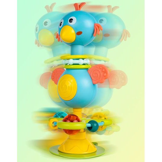 Senzorická hračka pro nejmenší se světlem a zvukem Veselý ptáček