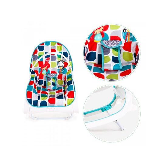 Ecotoys kojenecké lehátko 3v1 s vibracemi a hudbou Animal 10