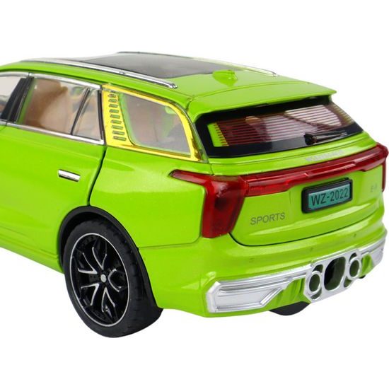 Hliníkový model RC auta 1:24 C, zelená