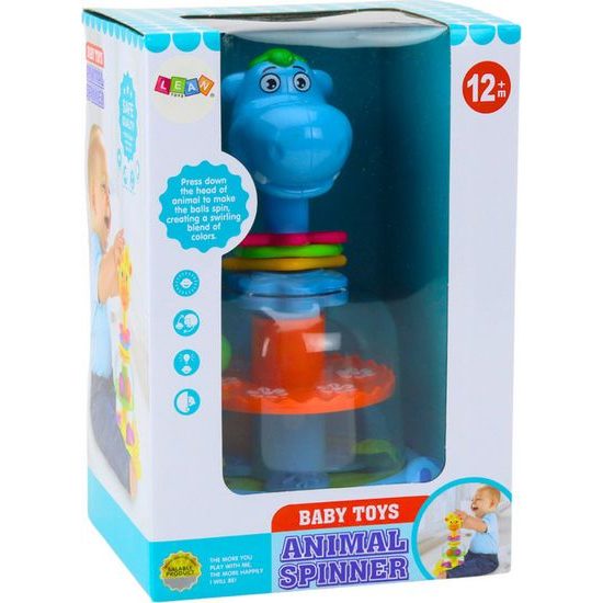 Kuličkový tobogán hroch modrý