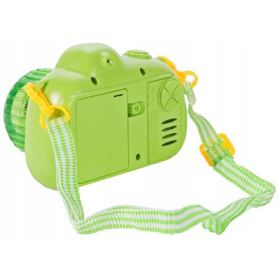Bublifuk na baterie fotoaparát Flashing Bubble zelený