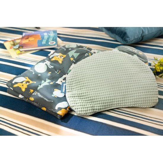 Souprava do kočárku Wafel boho růžová