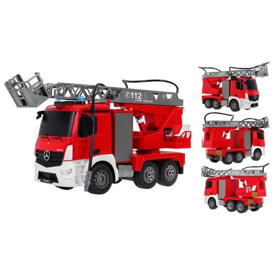 Požární auto na dálkové ovládání Mercedes- Benz Arocs 1:20