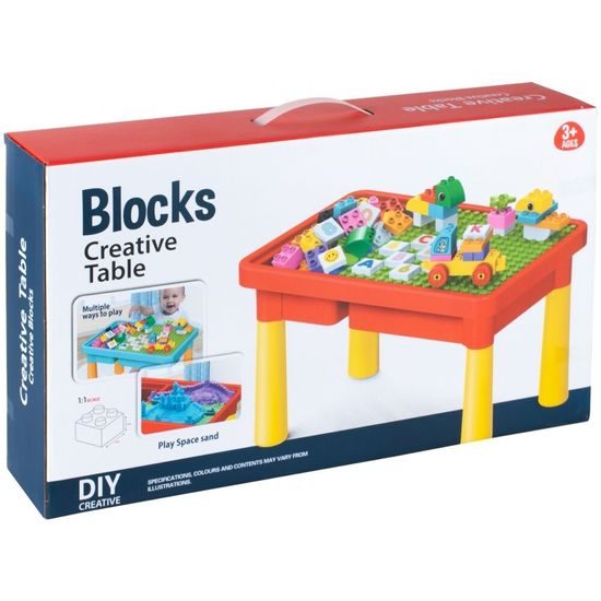 Dětský herní stoleček s kostkami Creative Table
