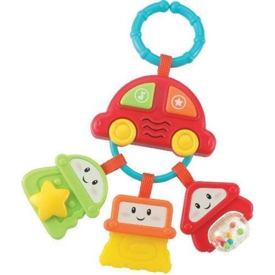 Winfun Závěsné chrastítko, kousátko se zvuky - Autíčko