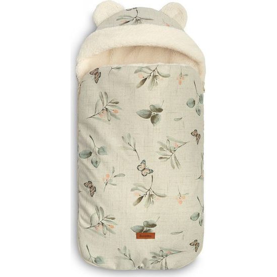 Zimní fusak do kočárku/ do autosedačky - olivy