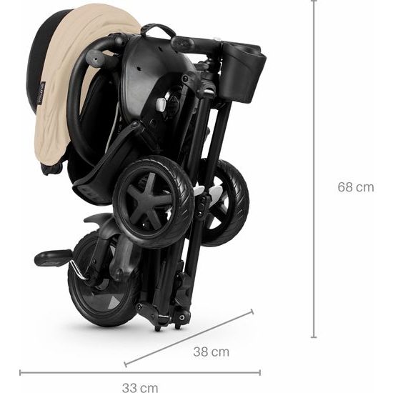 Tříkolka MILLY MALLY Qplay Nova Niello khaki