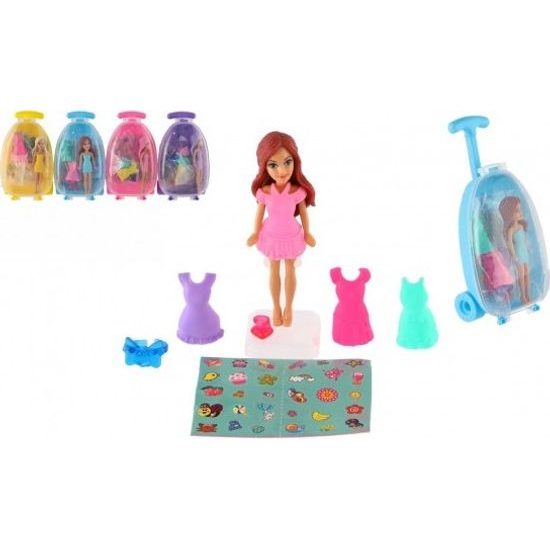 Panenka s doplňky - mix 4 barvy