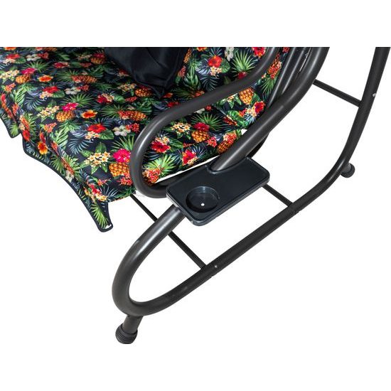 Zahradní houpačka 2v1 - tropický vzor