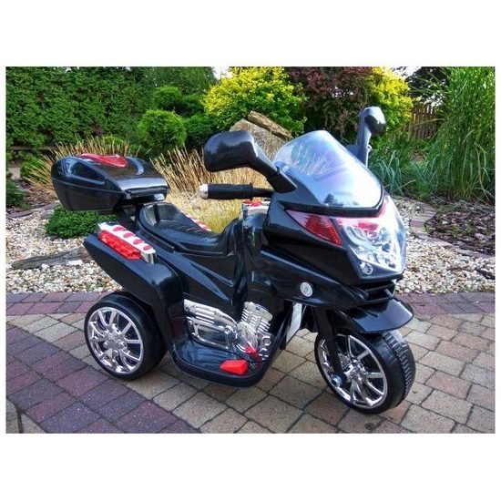 Dětská elektrická tříkolka Travel Black