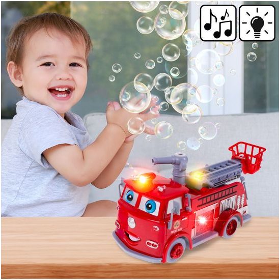 Majlo Toys hasičské auto s bublifukom a melódiami Bubble Pumper