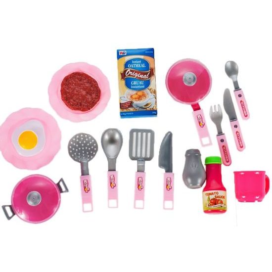 Detská kuchynka so zvukmi a svetlom Interest Kitchen - ružová