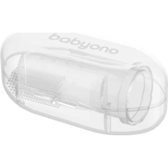 Masážní kartáček na zuby a dásně Akuku bílá