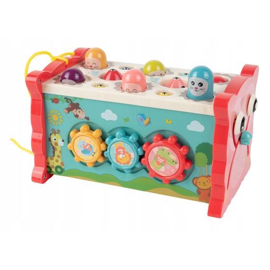 Magická edukační kostka pro děti 8v1 modrá