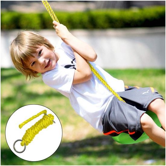 Dětská kulatá houpačka King Sport - zelená