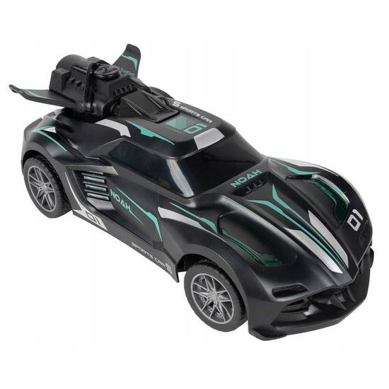 Autíčko na dálkové ovládání s kouřovým efektem Speed X 1:20 černé