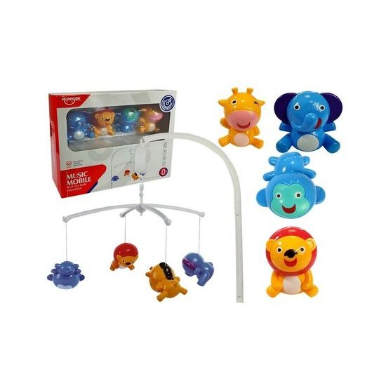 Haunger kolotoč nad postýlku se zvířátky Music Mobile