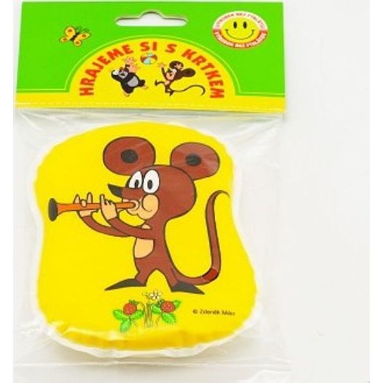 Pískací polštářek - Krtek - mix 6 druhů