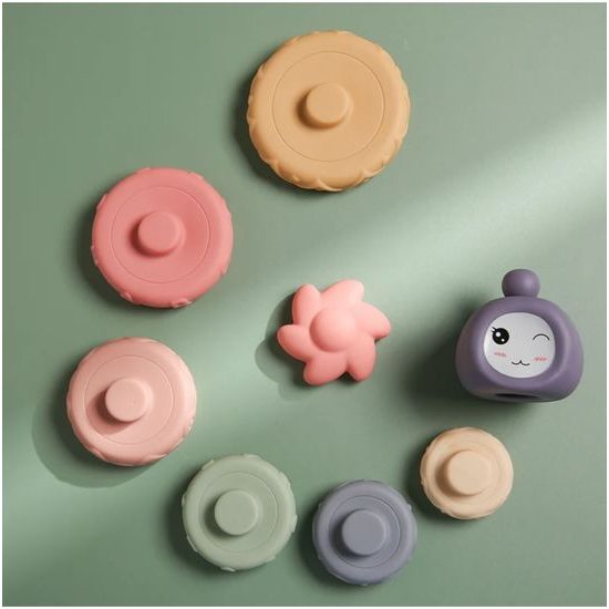 Senzorické kostky pro nejmenší Soft Jenga