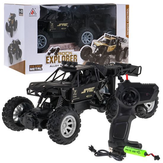 Auto na diaľkové ovládanie šesťkolesové Rock Explorer 1:18