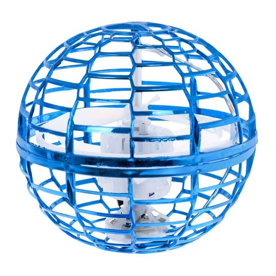 Létající koule s dálkovým ovladačem Flying Spinner - modrá