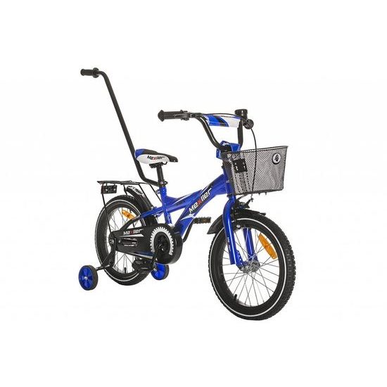 Mexller dětské kolo BMX 16" s vodící tyčí modrá