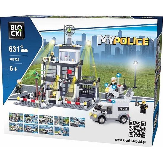 POŠKOZENÝ OBAL Blocki velká policejní stanice 631 dílků