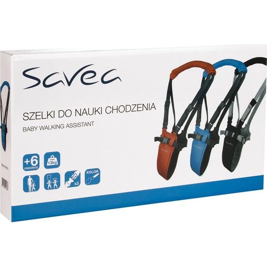 Dětské popruhy k učení chůze Abakus červené