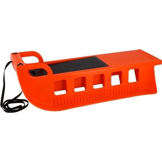 Sáně Kamzík s popruhem oranžové