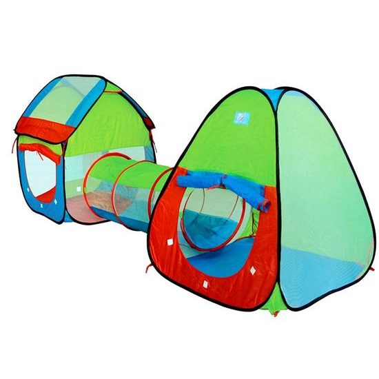 Majlo Toys dětský stan 3v1 s tunelem Shuttle Tent