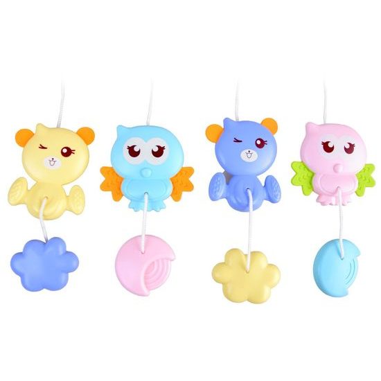 Doris kolotoč nad postýlku s projektorem a dálkovým ovládáním Bed Bell růžový