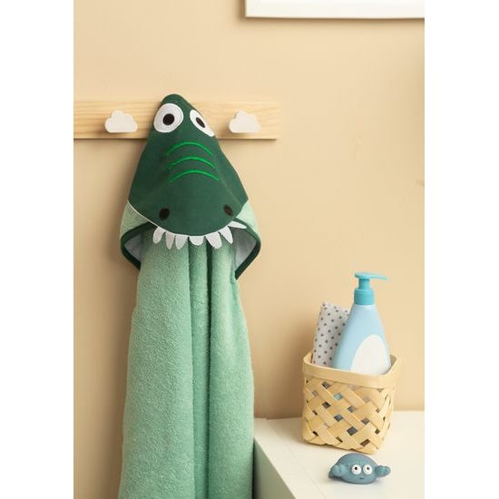 Dětská osuška Sensillo Water Friends 100x100 cm GREEN