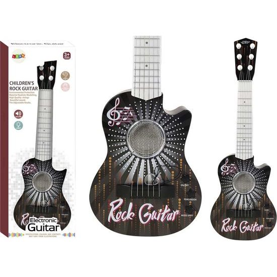 Elektrická dětská kytara se světlem