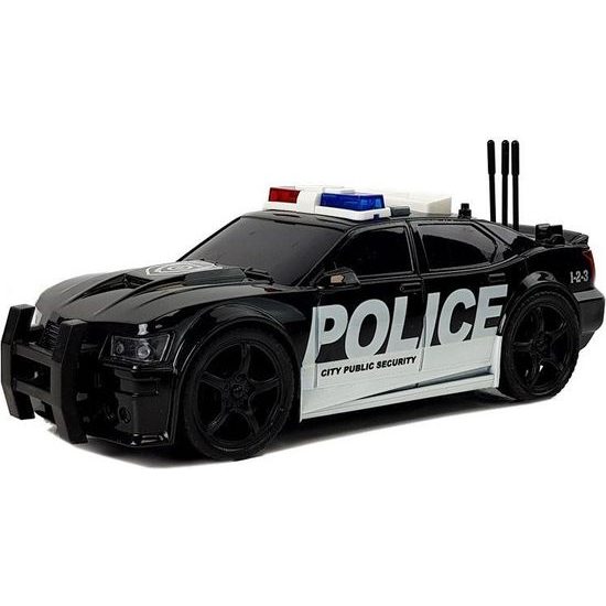 Policejní auto se světelnými i zvukovými efekty