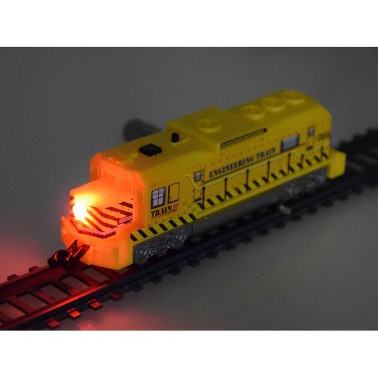 Dětská vláčkodráha na baterie s kamenolomem Construction Train 320 cm