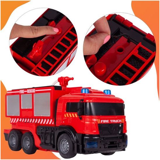 Robot transformer - požární auto 2v1 Fire Truck na dálkové ovládání