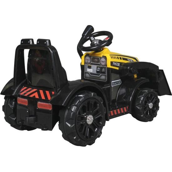 Elektrický žlutý traktor ZP1001B s přední radlicí