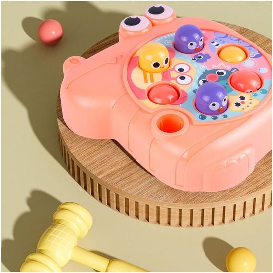 Zatloukání míčků pro nejmenší Funny Hole - růžová