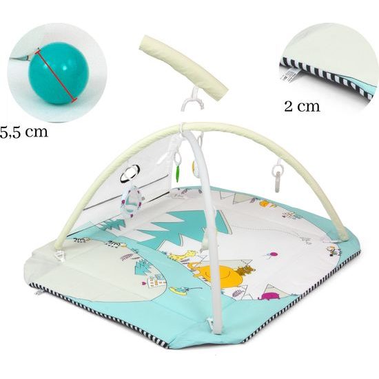 MILLY MALLY Hrací deka 5v1 Lolly Elephant