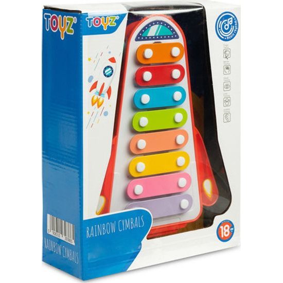 Edukační hračka - duhové činely