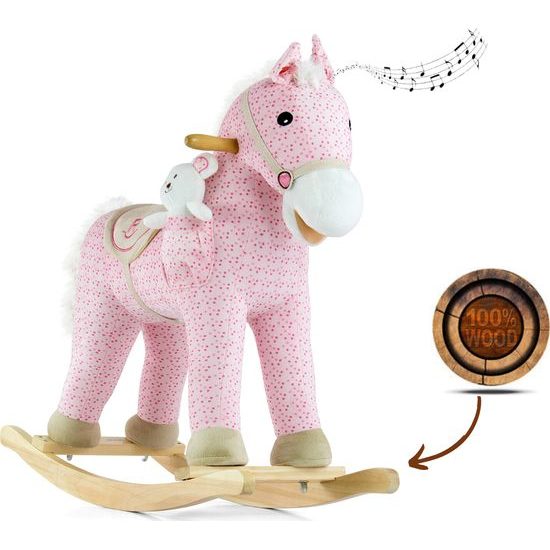 Houpací koník s melodií Milly Mally Pony růžový