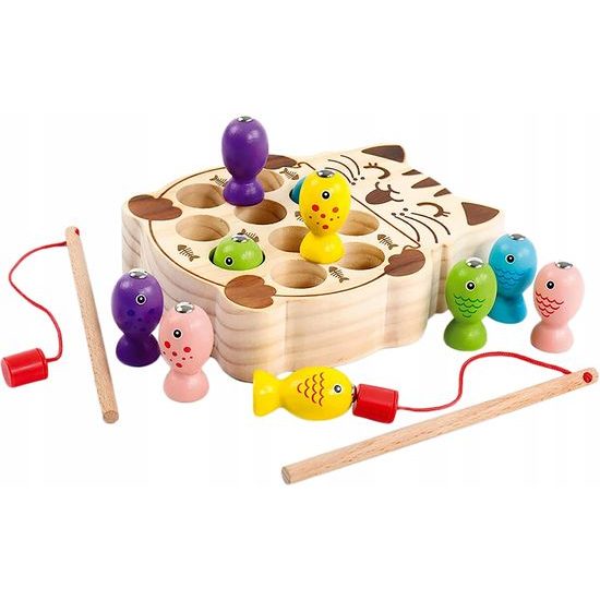 Doris dětská hra lovení rybiček na magnet Cat Fishing