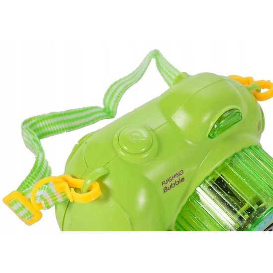 Bublifuk na baterie fotoaparát Flashing Bubble zelený