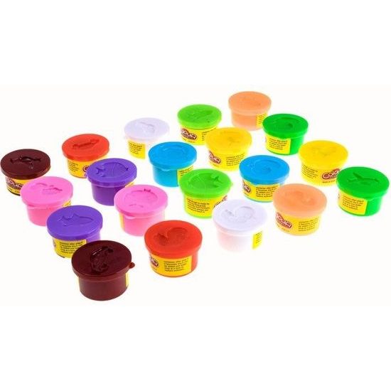 Majlo Toys modelovací plastelína pro děti 10 barev Color Doh