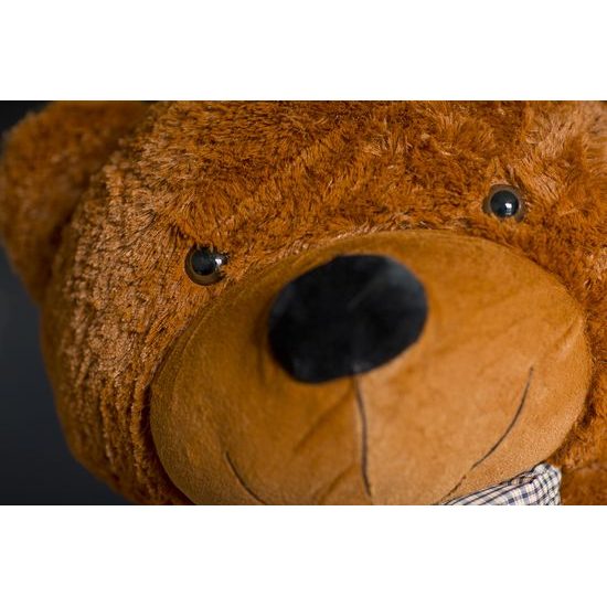 Plyšový medvěd Kvído 90 cm hnědý