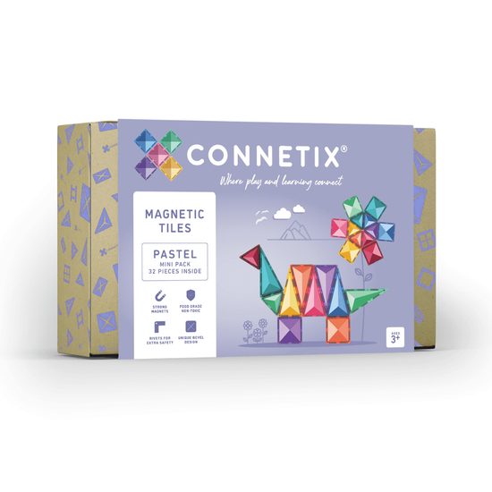 Pastelová Mini sada Connetix Pastel Mini pack 32ks