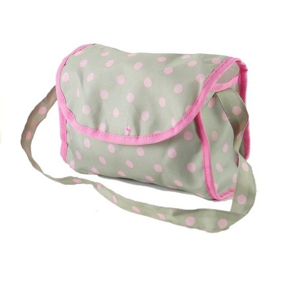 Kočárek pro panenky Alice Retro béžovo-růžový