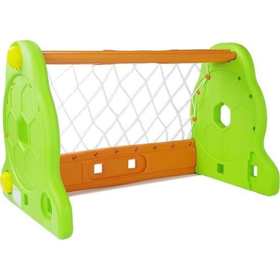 Fotbalová branka pro děti zeleno-oranžová