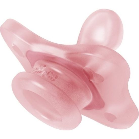 CHICCO Šidítko Physio Mini Soft celosilikonové 0-2m dívka 2 ks